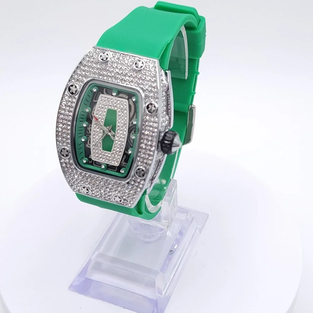 BIBI RIC006S8 Green Crystal Watch